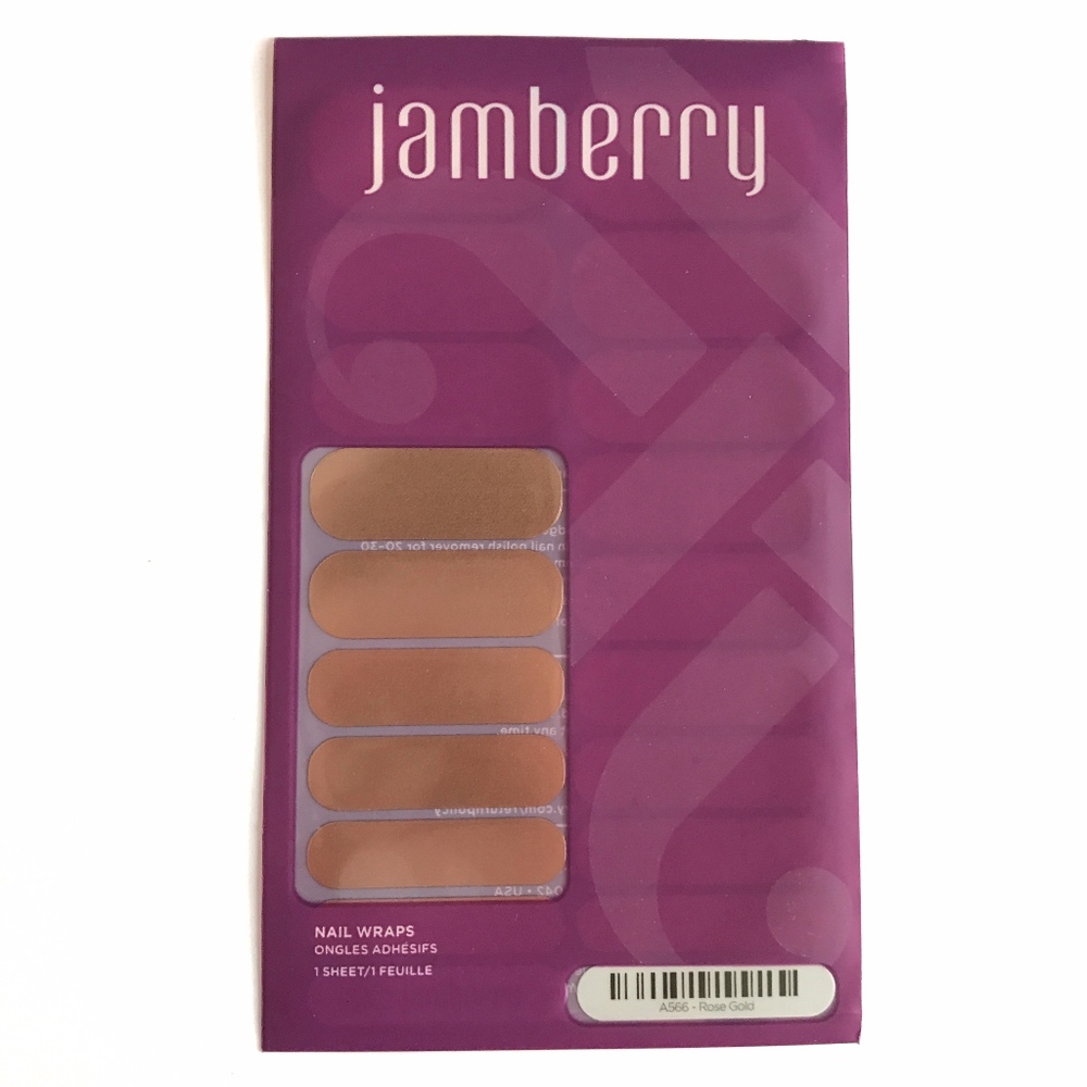Jamberry Nail Wraps Full Sheet Rose Gold
